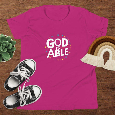 God is Able Short Sleeve T-Shirt