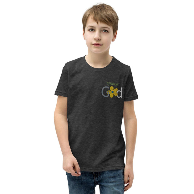 Child of God Short Sleeve T-Shirt Embroidery