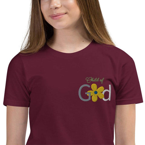 Child of God Short Sleeve T-Shirt Embroidery